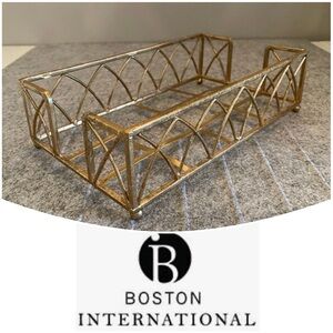 Boston International Arch Design Guest Towel Napkin Holder Caddy